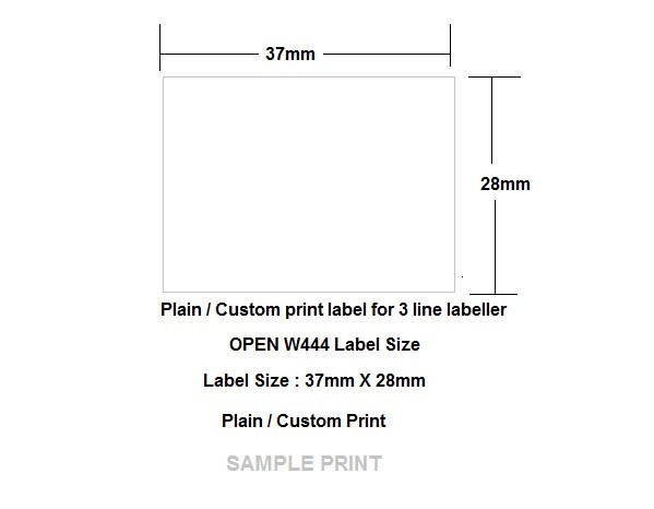 Open T222 Labeller - 3 lines - 12+12+12 digits - Image 2