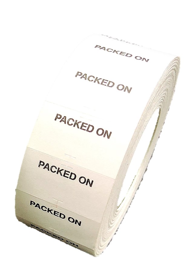 Single Line Label - 22mm X 12mm - PACKED ON - Image 2